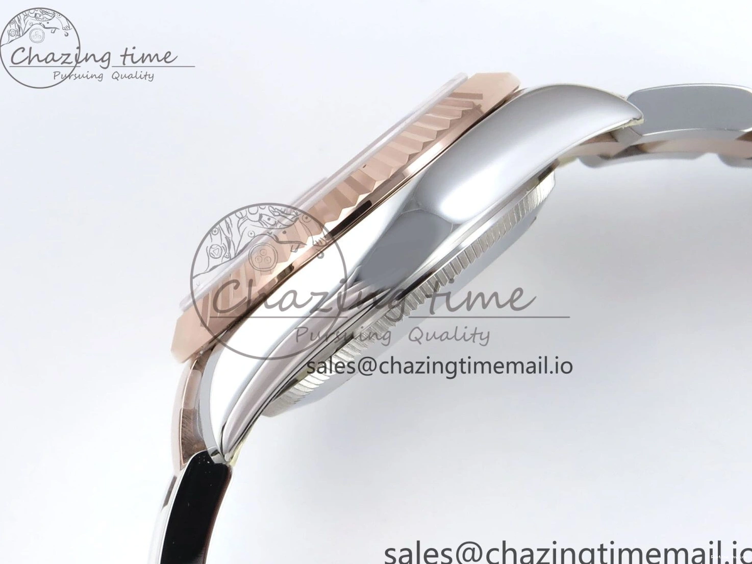 0117 Packable DateJust 31 278271 ARF 1:1 Best Edition 904L Steel RG Roman Dial on SS RG Oyster Bracelet ETA 524